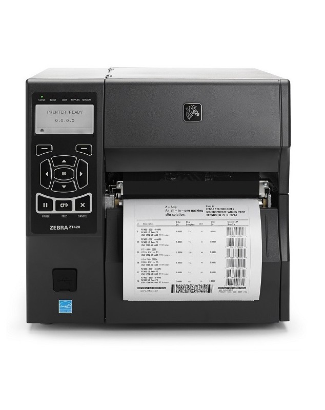 Zebra ZT420 imprimante code barre transfert thermique-203Dpi-USB