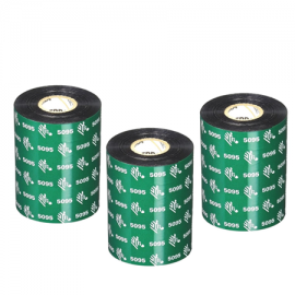 Carton de 6 rubans transfert thermique resine Zebra 5095-60mmx450m-6E