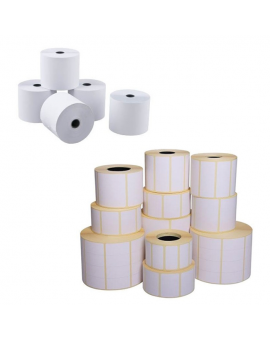 Bobines papier et étiquettes